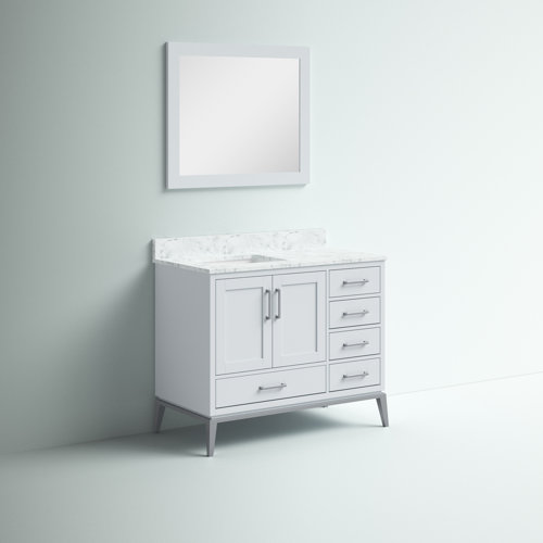 Mercury Row® Bruder 41.13'' Free Standing Single Bathroom Vanity with
